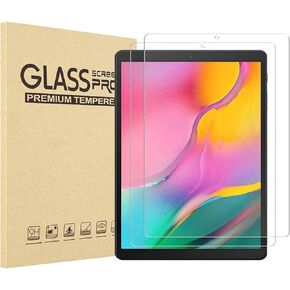 [2 Pack] Galaxy Tab A 10.1 Screen Protector,Tempered Glass for Samsung Galaxy Tab A 10.1-inch 2019 (SM-T510/T515) in Kuwait