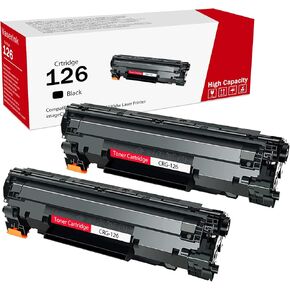 High-Yield 126 Black Toner Cartridge (2-Pack) - Vsenk Compatible CRG126 Toner Replacement for 126 Toner for ImageClass LBP6200d LBP6230dw LBP6230dn LBP6200 LBP6230 Printer, 3483B001