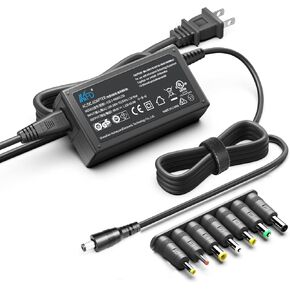 KFD 48V Universal Power Supply 5.5x2.1mm Multi Plugs(5.5x2.5mm/3.5x1.35mm/4.0x1.7mm/4.8x1.7mm/5.5x3.0mm/6.5x4.4mm) Converter for PoE Switch/PoE Injector Reolink RLN8-410 Swann NVR DVR Video Recorder