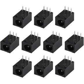 uxcell DC-003 3.5mmx1.3mm DC Power Jack Plug 3 Pin Female Socket Connector 10pcs