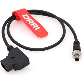 DRRI Atomos Shinobi 7 Decimator MD-HX & MD-Cross Converter Power Cable D-Tap Male to 2.5mm DC Barrel