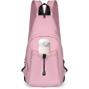 Waterproof Sling Backpack Crossbody Sling Bag for Women Men, Multipurpose Travel Hiking Adjustable Chest Bag Casual Daypack