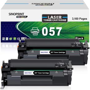 Compatible Toner Cartridge for Canon 057 Black CRG-057,2-Pack 3009C001 for Canon imageCLASS MF449dw, MF448dw, MF455dw, MF445dw, LBP228dw, LBP226dw, lbp227dw, LBP236dw Laser Printers