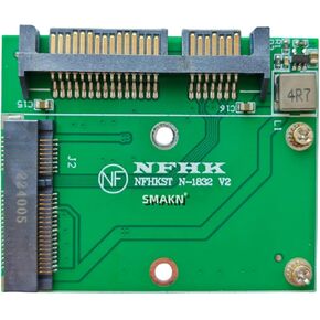 SMAKN® Mini PCIE MSATA SSD 30mm*50mm to 2.5" SATA 6.0Gps Adapter Card