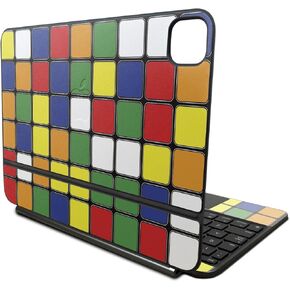 Carbon Fiber Skin Compatible with Apple Magic Keyboard for iPad Pro 11‑inch (M4) 2024 - Ultra Hippie - Premium 3M Vinyl Protective Wrap Decal Cover - Easy to Apply | Crafted in The USA by MightySkins