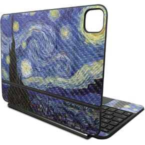 Carbon Fiber Skin Compatible with Apple Magic Keyboard for iPad Pro 11‑inch (M4) 2024 - Starry Night - Premium 3M Vinyl Protective Wrap Decal Cover - Easy to Apply | Crafted in The USA by MightySkins