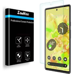 for Google Pixel 6 (2021), Anti Blue Light [Eye Protection] Tempered Glass Screen Protector, ZenHoo