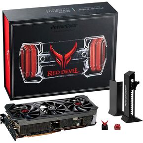 بطاقة رسومات Gigabyte PowerColor Red Devil Limited Edition AMD Radeon™ RX 6900 XT للألعاب مع ذاكرة GDDR6 سعة 16 جيجابايت، مدعومة بـ AMD RDNA™ 2، وRaytracing، وPCI Express 4.0، وHDMI 2.1، وAMD Infinity Cache