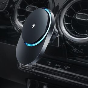 BEHAVE Magnetic Wireless Car Charger for Mercedes Benz A-Class 2019-2022 & CLA-Class 2020-2023,15W Fast Charging Mount Compatible for MagSafe Case,iPhone,Android Phones Ice Cooling Car Phone Holder