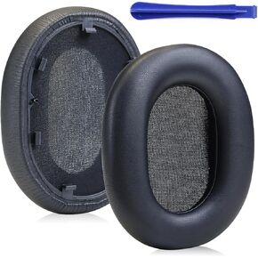 MOLGRIA WH-1000XM5 Ear Pads Cushion, Replacement Protein Leather Earpads for Sony WH1000XM5 Noise Canceling Over-Ear Headphones(Silver)