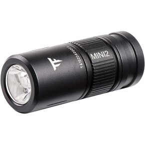 TrustFire MINI2 220 Lumens Keychain EDC Flashlights Mini USB Rechargeable Flash Light LED Torch Key Ring Torch Lightweight Pocket Lights with 10180 Battery Small for Camping Hiking Backpacking Gift