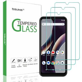 beukei (3 Pack) Designed for BLU G33 Screen Protector Tempered Glass,Touch Sensitive,Case Friendly, 9H Hardness