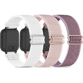 Sunnyson 3 Pack Stretchy Nylon Bands Compatible with Gizmo Watch 3 2 1/Gabb Watch 3 2 1/SyncUP kids Watch/Cosmo JrTrack 3/2 SE/2/1 Smartwatch, Quick Release Breathable Band Replacement for Kids in Saudi Arabia