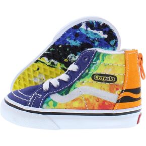 Vans Sk8-Hi Zip Infant/Toddler Shoes Size 4, Color: Mashup Melt