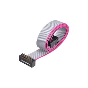 uxcell IDC Wire Flat Ribbon Cable FC/FD Connector A-Type 26Pins 2.54mm Pitch 0.5m Length Gray