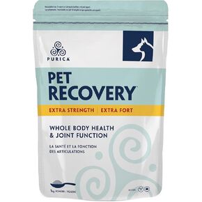 PURICA Pet Recovery Extra Strength - Joint Support for Cats & Dogs - Glucosamine - Vitamins for Joint Health. Suitable for Small & Large Breeds - Transform Your Pet's Well-Being with 1Kg Powder