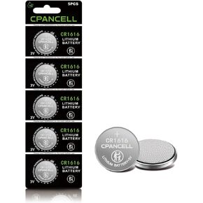 CR1616 Lithium Batteries 3V High Capacity Battery (5 Count)