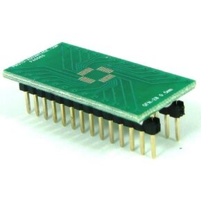 (Qty 2) Proto-Advantage PA0065 QFN-28 to DIP-28 SMT Adapter (0.5 mm Pitch, 5 x 5 mm Body)