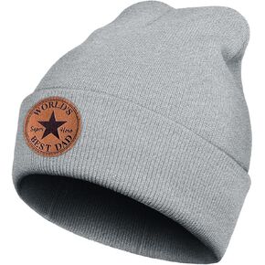 Best Dad Beanie, Christmas Birthday Gift Warm Funny Knit Hat