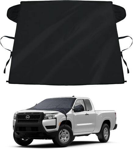 INSAUTO Ultimate Windshield Cover for Ice and Snow - All Weather Durable Oxford Fabric Frost Guard Car Front Window Cover Ice Protector for SUV, Sedan Winter Accessories- Small (65"X47") in Saudi Arabia