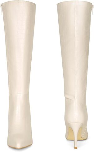 Perphy Pointed Toe Stone Printed Boot Stiletto Heel Knee High Boots for Women in Saudi Arabia