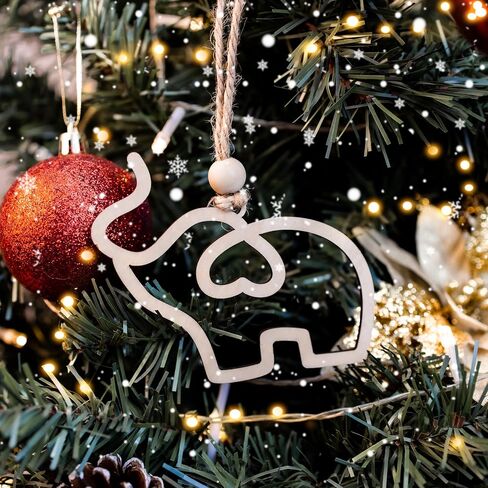 Wooden Christmas Ornaments Elf Ornament Elf Gift, Behavior Meter, No Pole Surveillance, Santa Watch, Elf on The Shelf, im Back (O19) in Saudi Arabia