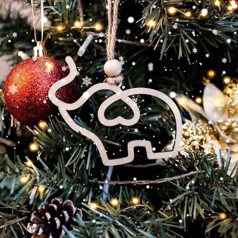 Wooden Christmas Ornaments Elf Ornament Elf Gift, Behavior Meter, No Pole Surveillance, Santa Watch, Elf on The Shelf, im Back (O19) in Saudi Arabia