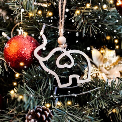 Wooden Christmas Ornaments Elf Ornament Elf Gift, Behavior Meter, No Pole Surveillance, Santa Watch, Elf on The Shelf, im Back (O19) in Saudi Arabia