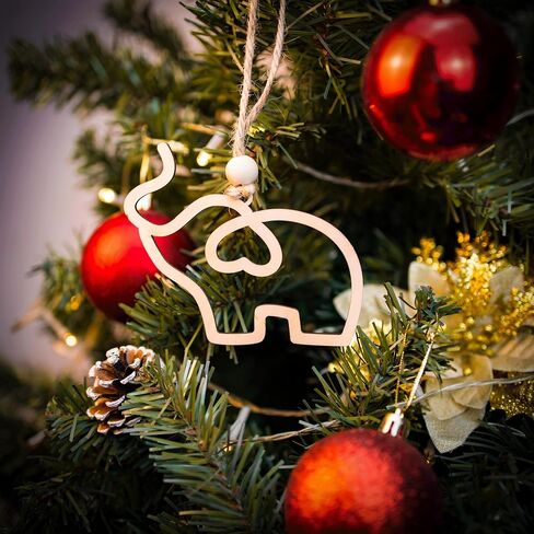 Wooden Christmas Ornaments Elf Ornament Elf Gift, Behavior Meter, No Pole Surveillance, Santa Watch, Elf on The Shelf, im Back (O19) in Saudi Arabia