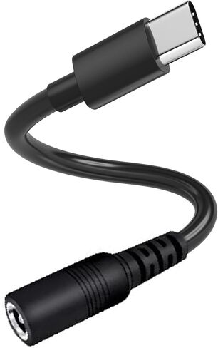 USB C to DC Adapter Cable, USB C Male to 5.5 2.1mm DC Female Power Cable for Starlink Mini DC Power Cable, Work with 65W+ PD 20V Protocol Power Supply/Source (USB C to DC Female Adapter Cable) in Saudi Arabia