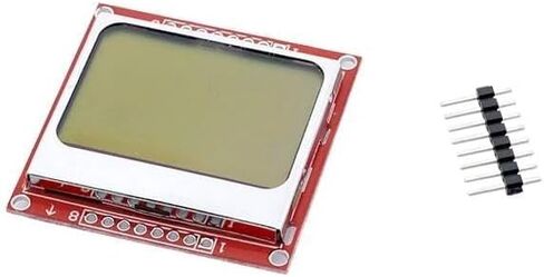 RedTagCanada وحدة LCD شاشة عرض محول الإضاءة الخلفية البيضاء PCB 84 * 48 84x84 5110 5110 شاشة متوافقة مع Arduino in Saudi Arabia
