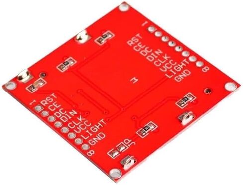 RedTagCanada وحدة LCD شاشة عرض محول الإضاءة الخلفية البيضاء PCB 84 * 48 84x84 5110 5110 شاشة متوافقة مع Arduino in Saudi Arabia