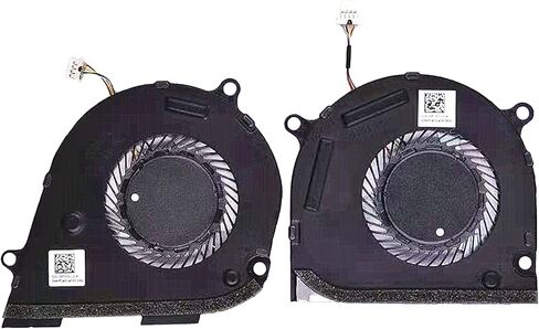 مروحة تبريد جديدة لوحدة المعالجة المركزية ووحدة معالجة الرسومات للكمبيوتر المحمول HP Envy 15-DS 15-DR 15M-DS 15M-DS0011DX 15-DS0013NR 15-DS0003CA 15-DS0013CA TPN-W142 TPN-W143 Series L53542-001 L53541-001 Fan in Kuwait