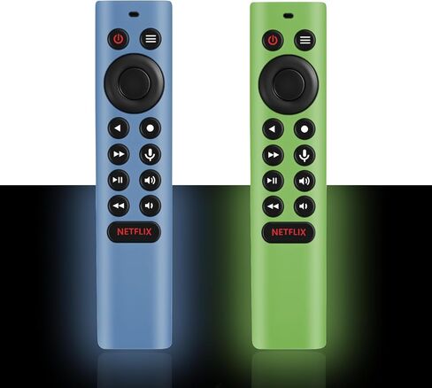 2 Pack Luminous Remote Cover Compatible with NVIDIA Shield Remote, Shockproof Case for NVIDIA Shield TV Pro/4K HDR Remote Controller, Lightweight Anti-Slip Skin-Friendly Silicone Skin Sleeve in Kuwait