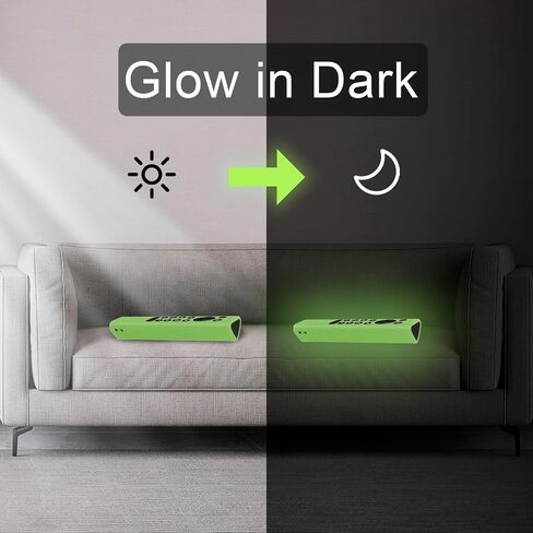 2 Pack Luminous Remote Cover Compatible with NVIDIA Shield Remote, Shockproof Case for NVIDIA Shield TV Pro/4K HDR Remote Controller, Lightweight Anti-Slip Skin-Friendly Silicone Skin Sleeve in Kuwait