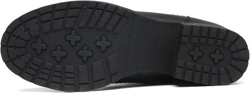 أحذية DECARSDZ النسائية الأنيقة للكاحل باللون الأسود برباط للدراجة النارية in Kuwait