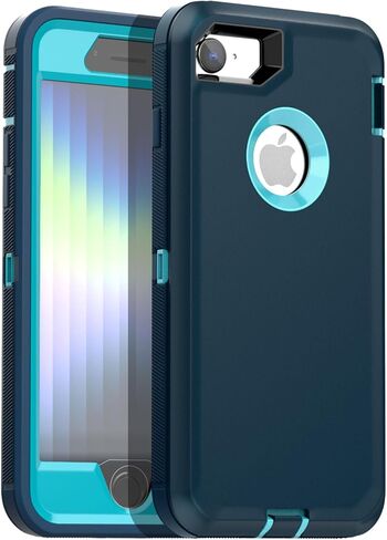 AICase for iPhone 7 Case/iPhone 8 Case/iPhone SE 2020 Case, Drop Protection Full Body Rugged Heavy Duty Case, Shockproof/Drop/Dust Proof Durable Cover for iPhone 7/iPhone 8/iPhone SE [2nd Gen] in Saudi Arabia