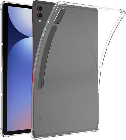 Case Compatible with Galaxy Tab S10 Plus, Ultra Slim Soft Transparent TPU Case Clear Back Cover Case Fits Samsung Galaxy Tab S10 Plus,Clear in Saudi Arabia