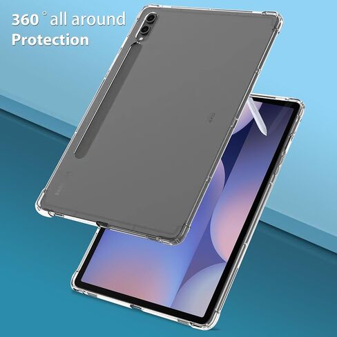 Case Compatible with Galaxy Tab S10 Plus, Ultra Slim Soft Transparent TPU Case Clear Back Cover Case Fits Samsung Galaxy Tab S10 Plus,Clear in Saudi Arabia