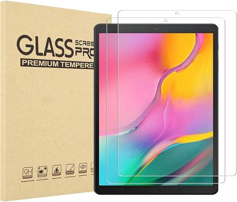 [2 Pack] Galaxy Tab A 10.1 Screen Protector,Tempered Glass for Samsung Galaxy Tab A 10.1-inch 2019 (SM-T510/T515) in Kuwait