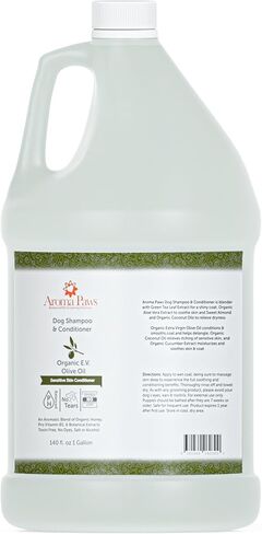 Dog Shampoo – Cleansing Wash, Conditioning, Moisturizing – Healthy Ingredients – Aromatic Grooming Puppy Shampoo – Tearless Cleaner, Coconut Papaya, 1 Gallon in Saudi Arabia