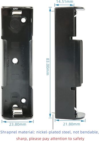 21700 Battery Holder Box Case for PCB Projects, 4-Pack, 3-Slot Each in Kuwait