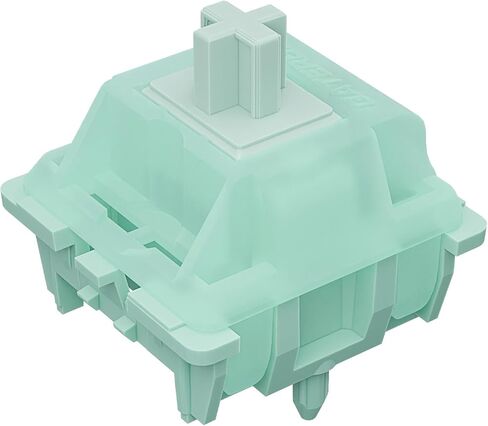 GATERON Jade Mint Switches,22mm Double Spring 55gf Pre-lubed 5 Pin Linear Keyboard Switches Compatible MX Mechanical Gaming Keyboard(36PCS) in Kuwait