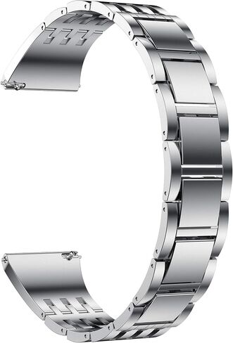 YEEJOK Vivoactive 5/3 Bands Metal for Men Women, 20mm Enameled Metal Watch Band Compatible for Garmin Venu/Venu Sq/Venu 2 Plus/Vivoactive 3 Music/Forerunner 645/245 Smartwatch in Kuwait