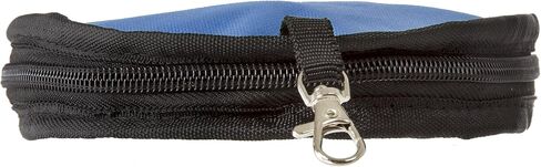 مجموعة أوعية الحيوانات الأليفة القابلة للطي من بيت ميكر - مجموعة أوعية طعام ومياه للكلاب من السيليكون المحمولة، من مادة البيسفينول A مع مشابك تثبيت للسفر - عبوتان، كل واحدة باللون الأزرق 32 أونصة in Kuwait