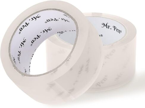 Mr. Pen- Packing Tape, 6 Pack, 1.88" Wide, 109 Yards, Shipping Tape, Packaging Tape, Clear Packing Tape, Moving Tape, Packing Tape for Moving Boxes, Packing Tape Refills, Packing Tape Heavy Duty in Saudi Arabia