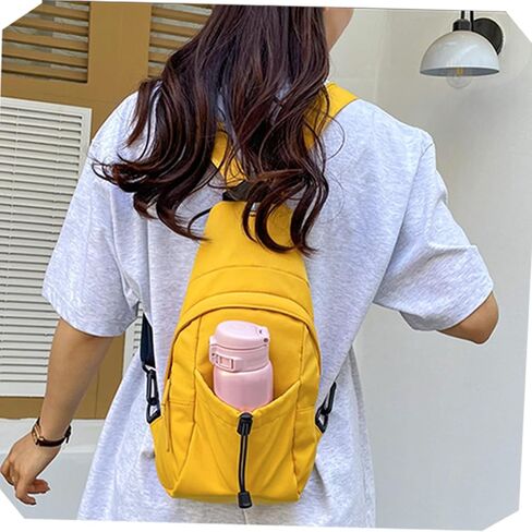 Waterproof Sling Backpack Crossbody Sling Bag for Women Men, Multipurpose Travel Hiking Adjustable Chest Bag Casual Daypack in Saudi Arabia