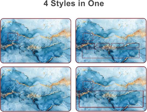 غلاف ملصق بطاقة الائتمان، 4 قطع غطاء لاصق لبطاقات الخصم، ملصقات لاصقة قابلة للإزالة لرخصة القيادة، بطاقة النقل، بطاقة المفتاح (حجري) in Kuwait