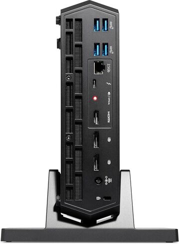 كمبيوتر مكتبي صغير للألعاب Intel NUC Serpent Canyon i7-12700H، ARC A770M 16 جيجابايت، 16 جيجابايت DDR4، 4 تيرابايت PCIe SSD، 2 Thunderbolt 4، WiFi 6E، بلوتوث 5.3، 330 واط PSU، RJ-45، Win 11 Home مع قاعدة توصيل USB-C in Saudi Arabia