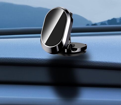 Magnetic car Folding 360 Degree Rotating Mobile Phone Holder Supports Various Types of Mobile Phones and can be Used in Two Combinations for Various Usage scenarios in Saudi Arabia